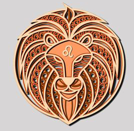 Sterrenbeeld – Gelaserd Hout (4 lagen)