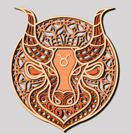 Sterrenbeeld – Gelaserd Hout (4 lagen)